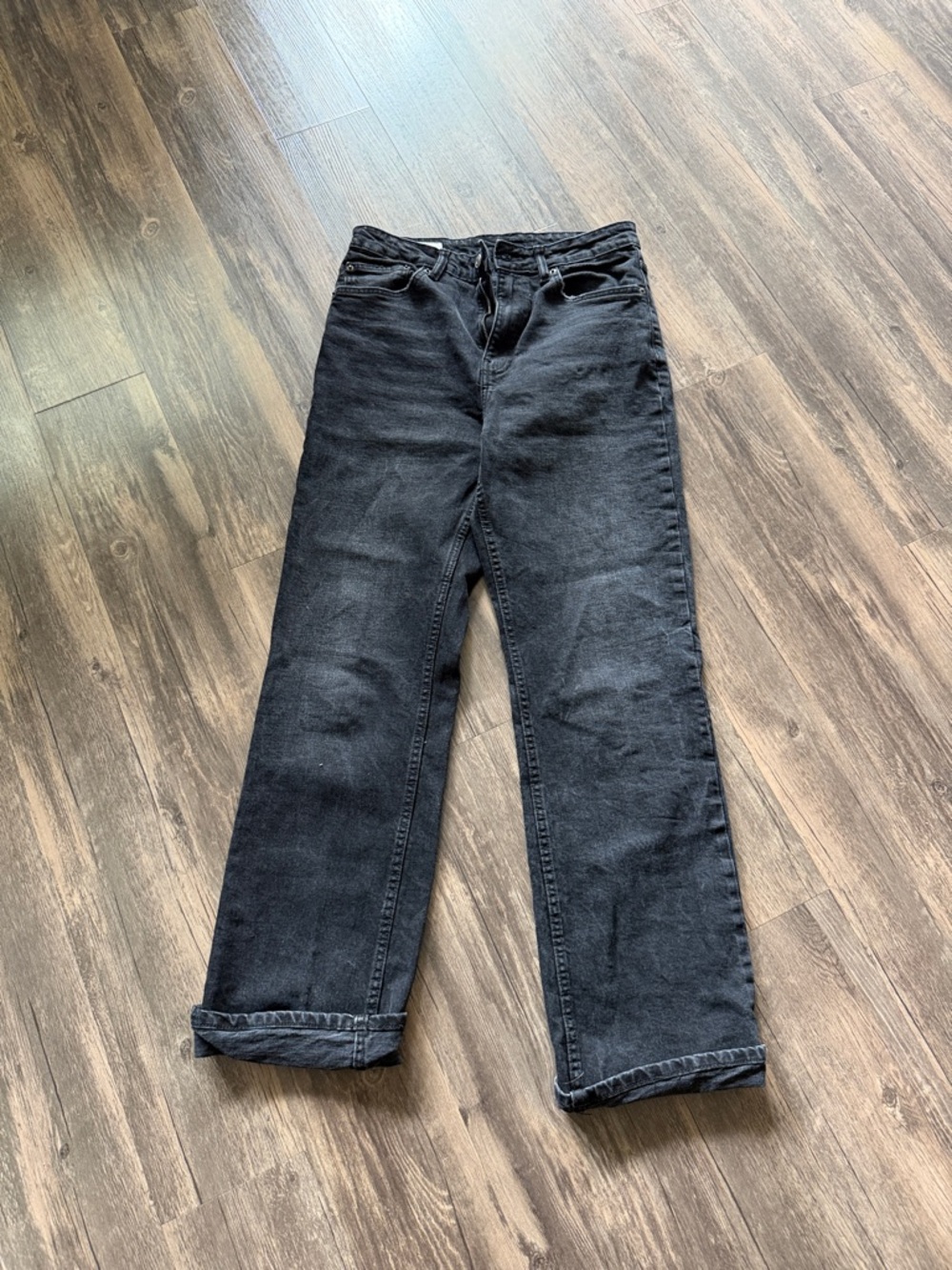 Zara Women's Black Boyfriend Jeans